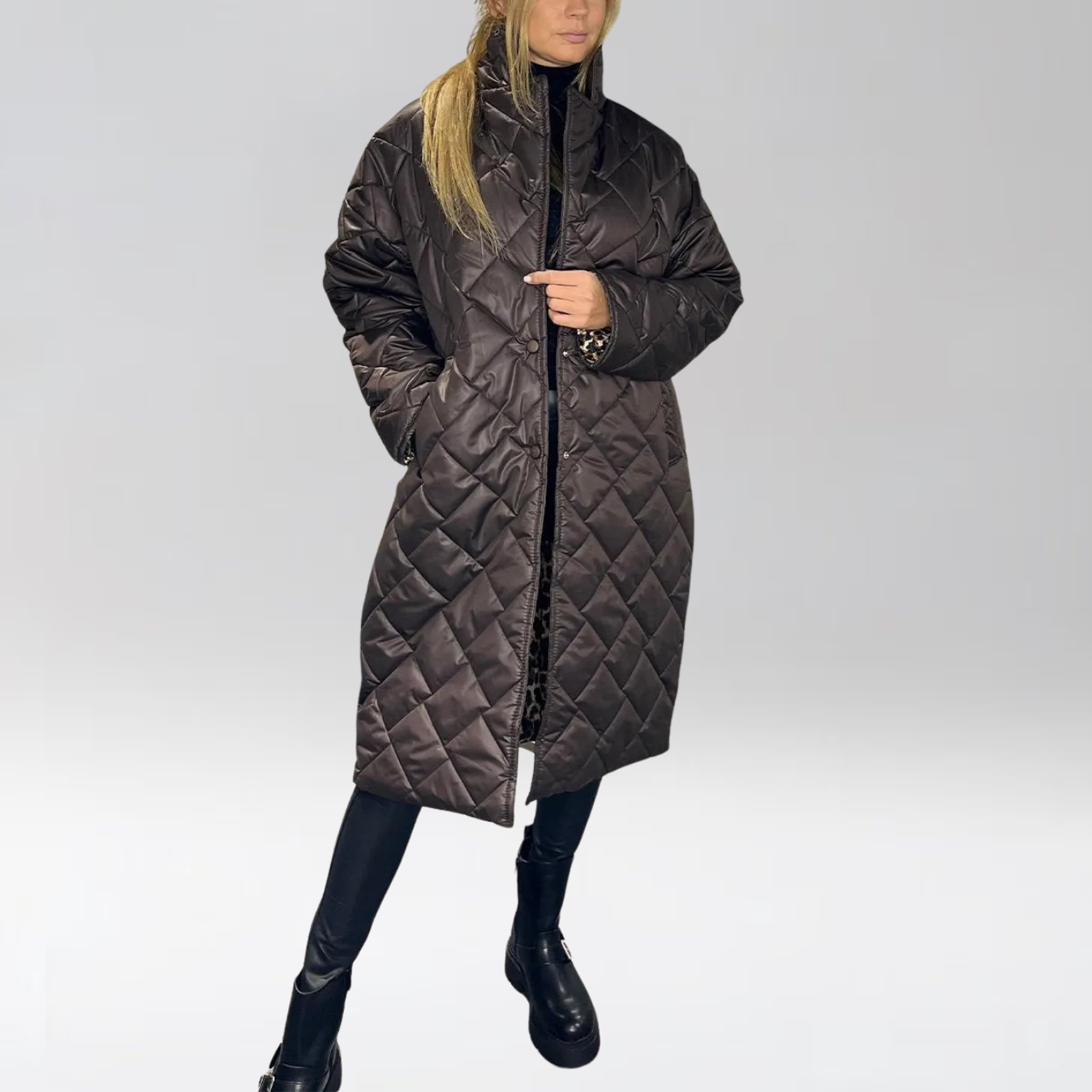 Isolde | Manteau Matelassé Réversible Élégant pour Femmes