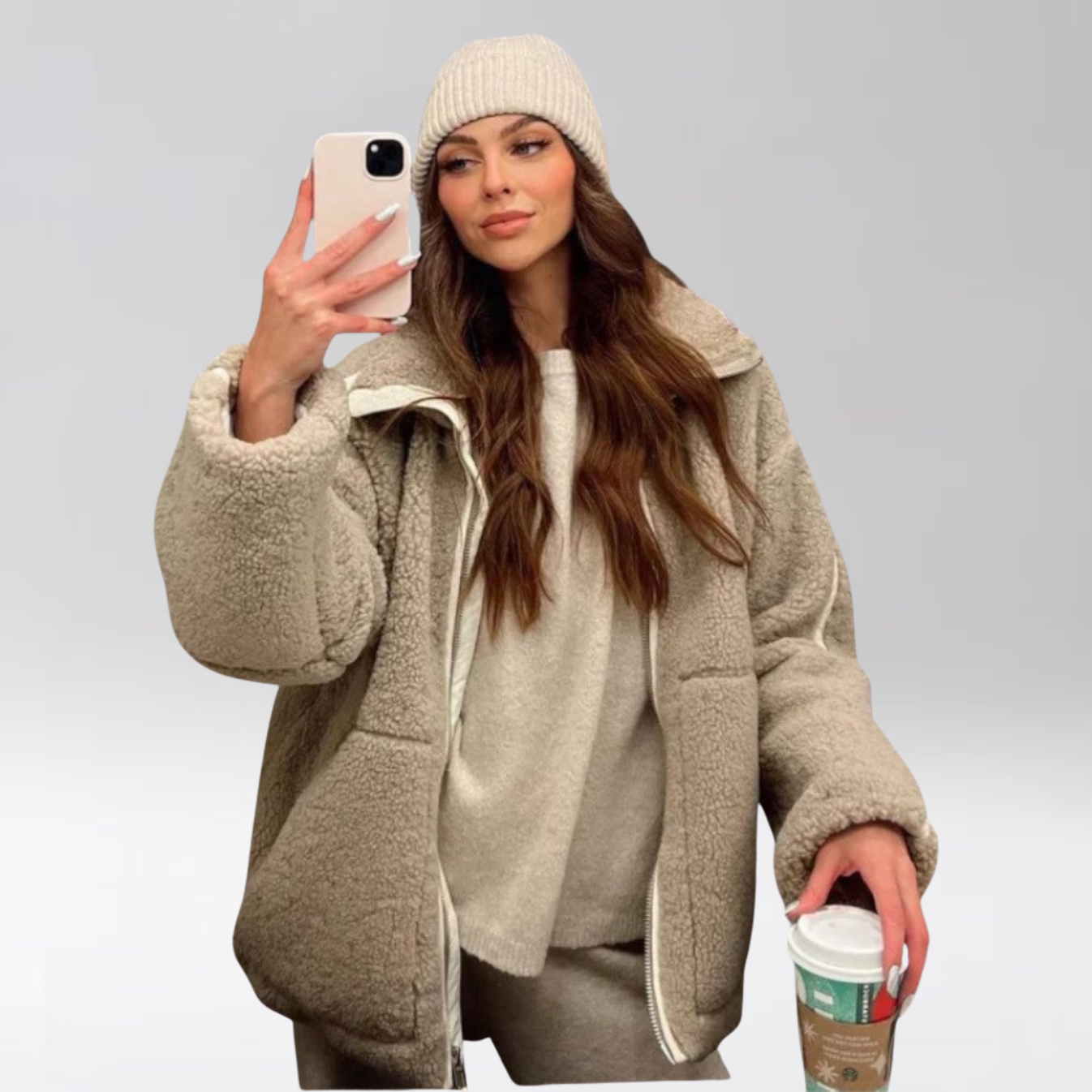 Kaja™ — Manteau Peluche Doux